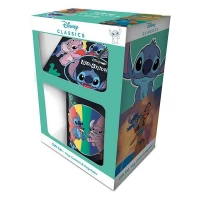 2. Zestaw Prezentowy Lilo & Stitch: Kubek + Podkładka + Brelok